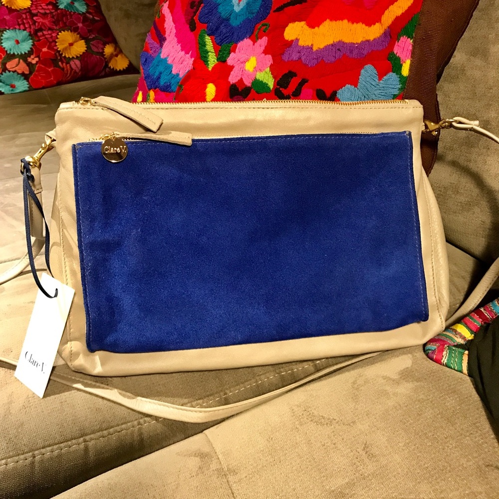 Clare V Gosee Clutch Crossbody Bag